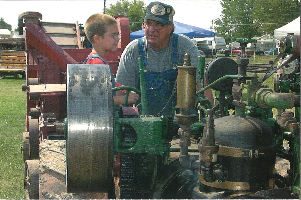 Model Steam Postcard Midwest Old Threshers