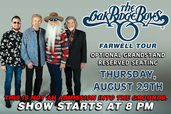 Thursday, The Oak Ridge Boys Farewell Tour