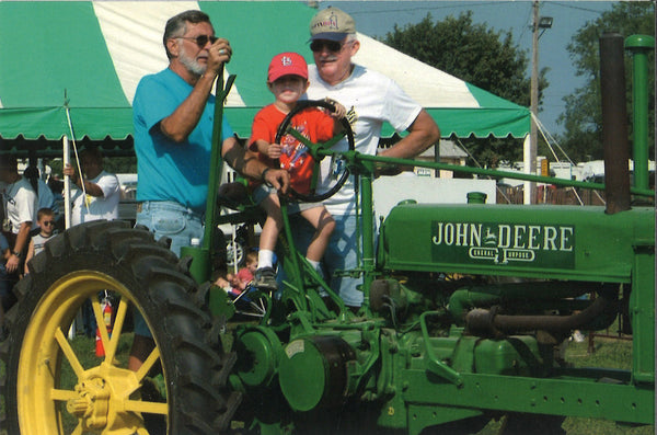 Drive-A-Tractor Postcard