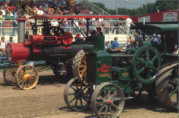 Steam and Oil Pull Cavalcade Postcard