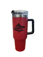 40oz Tumbler with Handle & Straw