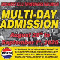 2025 Reunion Multi-Day Admission Sale