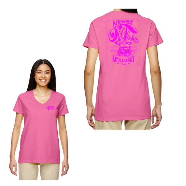 Ladies Pink Retro Shirt