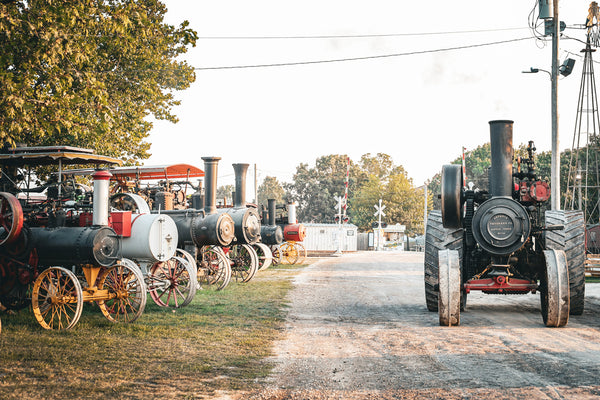 Steam Row With Advance Postcard