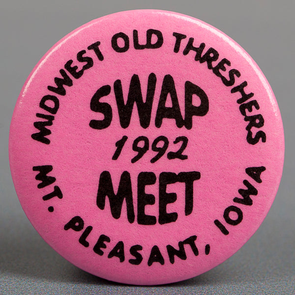 1992 Pink Swap Meet Button