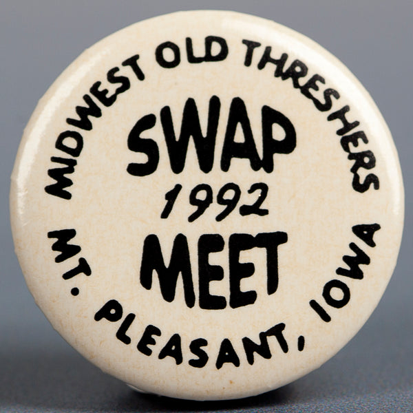 1992 White Swap Meet Button